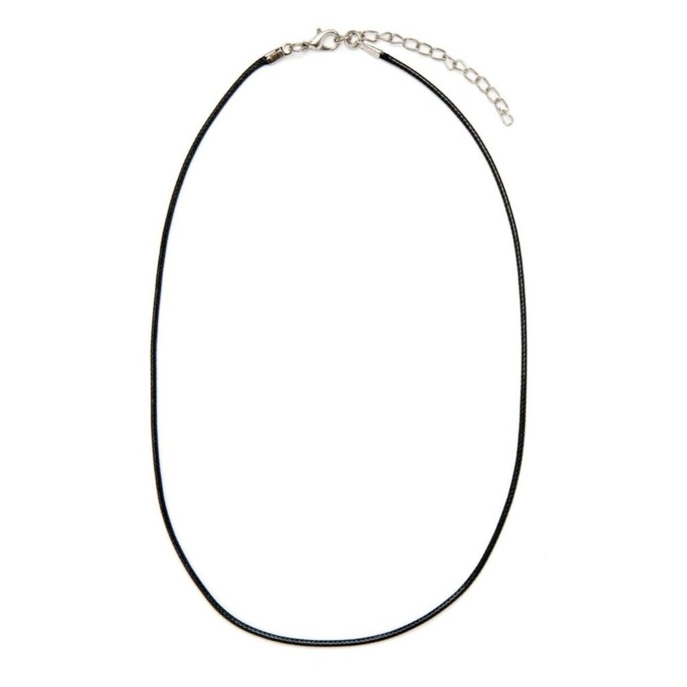 Black Rope Necklace Jewelry Making Supplies Black Braided Cord Rope for Pendants